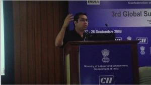 Velai SMS @ CII 3rd Global Skill Summit Bridging Digital Divide for Inclusive Growth